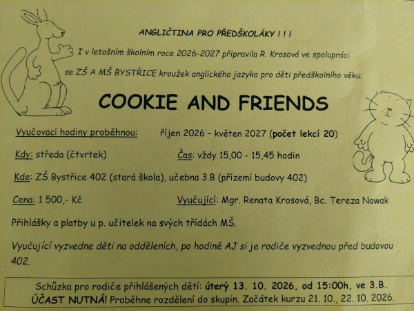 Angličtina pro předškoláky